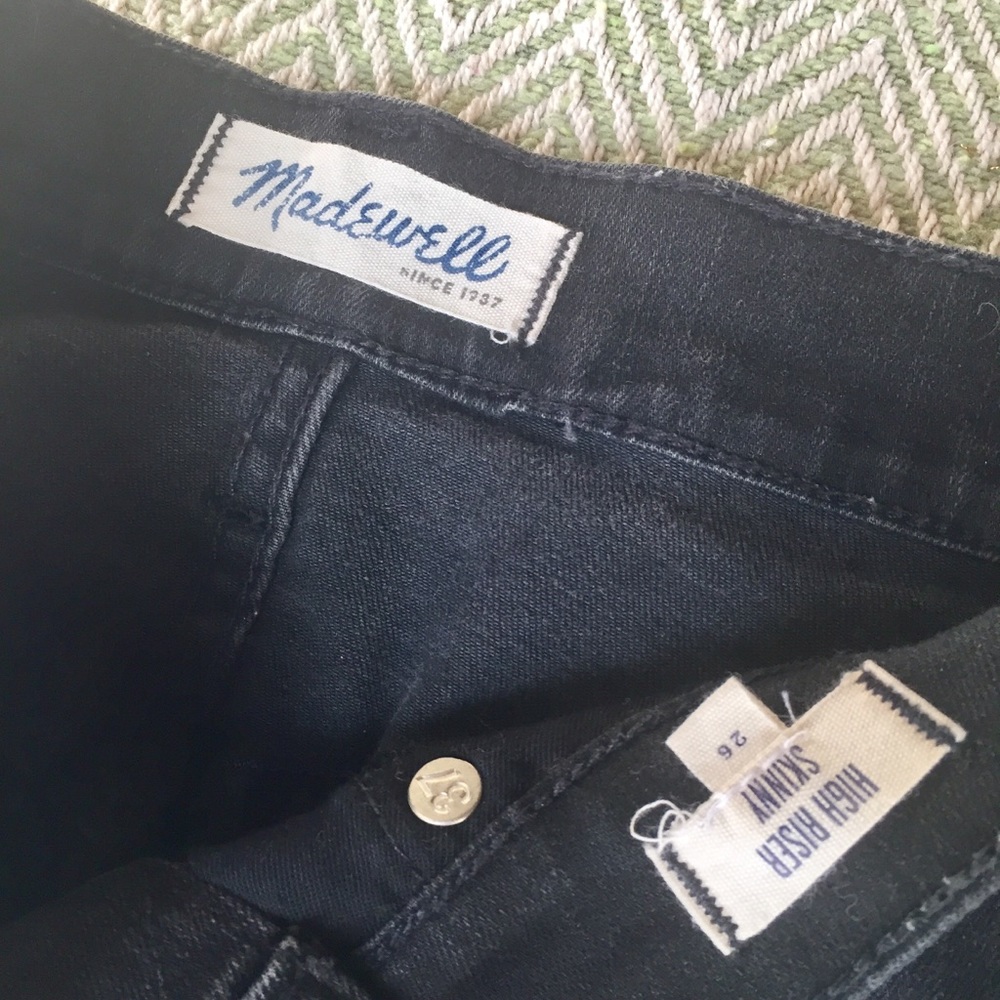 “Madewell” Black, High Riser Skinny Jeans! - Picture 3 of 8